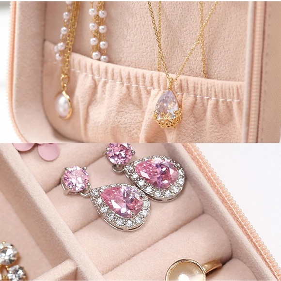 Elegant Pink Jewelry Box - Picture 3 of 4